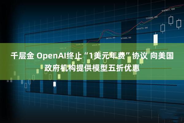 千层金 OpenAI终止“1美元年费”协议 向美国政府机构提供模型五折优惠